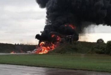 У ГУР  прокоментували знищення російського бомбардувальника Ту22М3 з території РФ