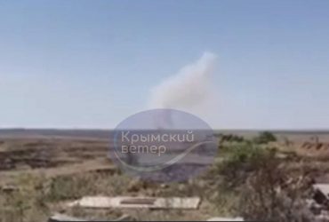 У Криму прогримів вибух: окупанти кажуть, що здетонувала трава (відео)