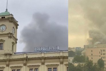 Москве поплохело: Комсомольская площадь в дыму из-за пожара (фото, видео)