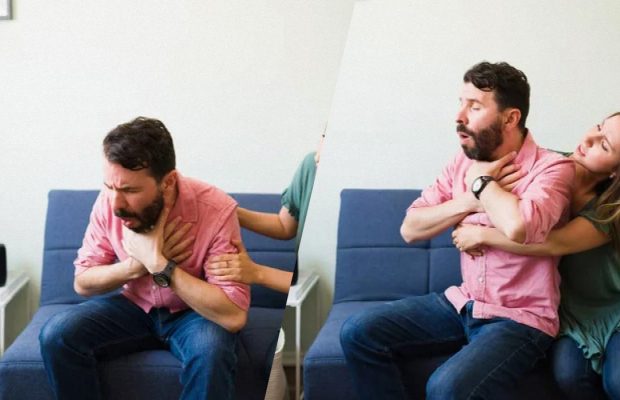 Що робити, якщо людина подавилася, а поруч нікого немає: покрокова інструкція