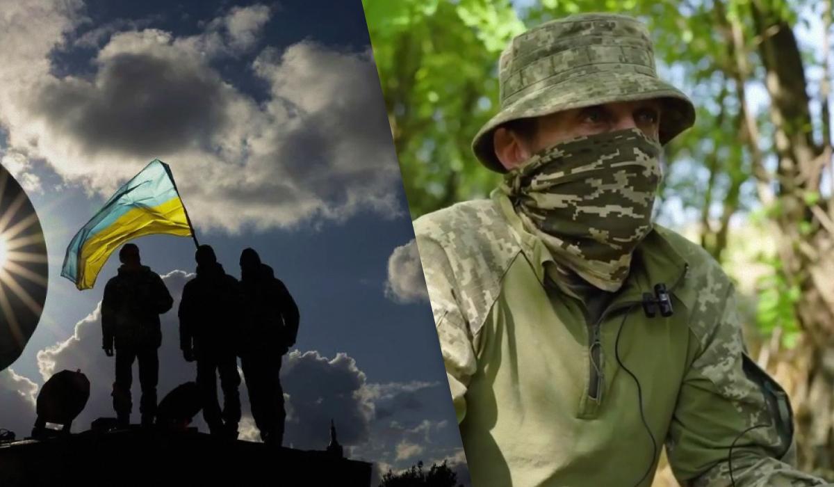 Боєць "Маестро" став першим, хто опинився у селі Роботине під час контрнаступу / колаж УНІАН, фото facebook.com/GeneralStaff.ua, фото скріншот Боєць "Маестро" став першим, хто опинився у селі Роботине під час контрнаступу / колаж УНІАН, фото facebook.com/GeneralStaff.ua, фото скріншот