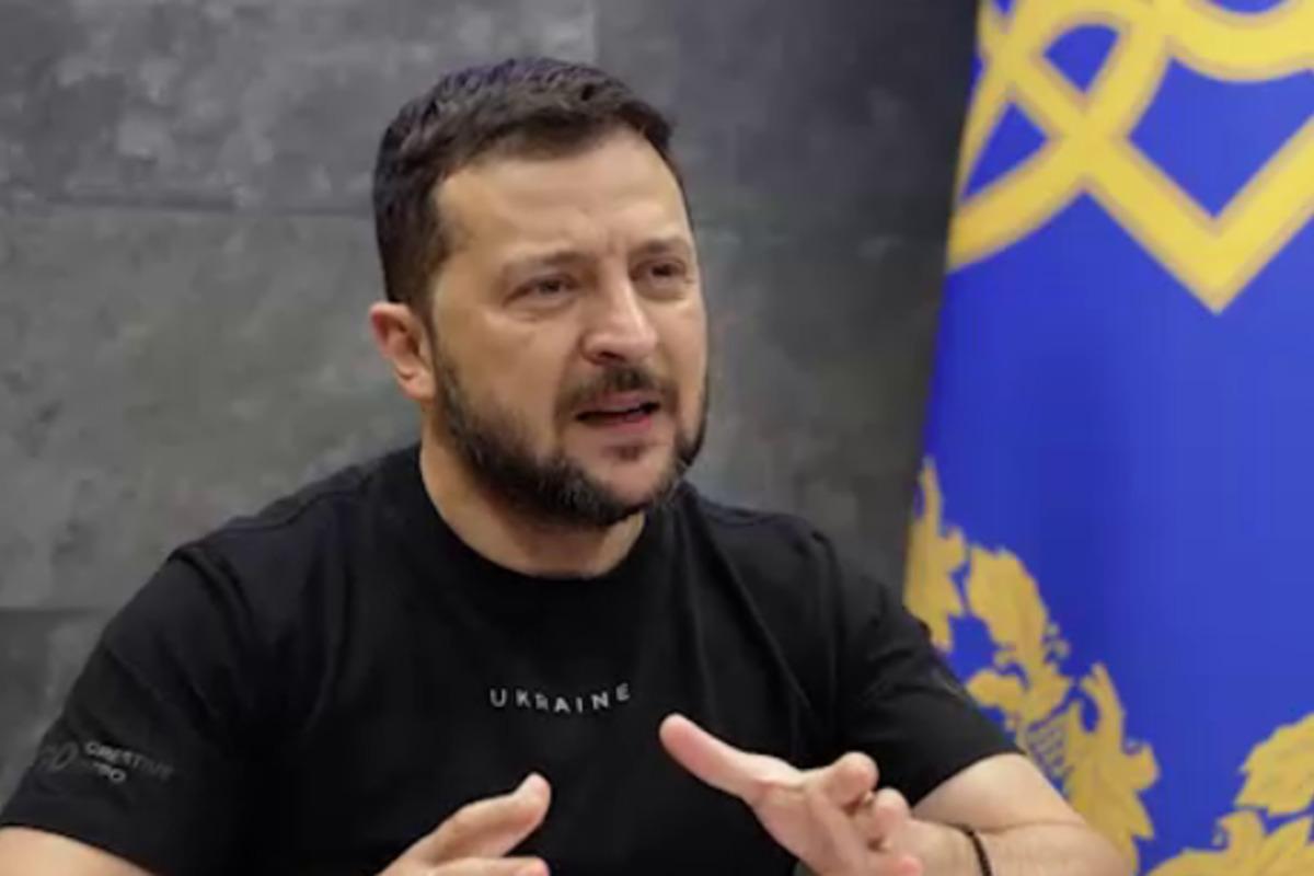 Президент України каже, що з Путіним не можна ні про що домовлятися після вбивства Пригожина/ фото скріншот Президент України каже, що з Путіним не можна ні про що домовлятися після вбивства Пригожина/ фото скріншот
