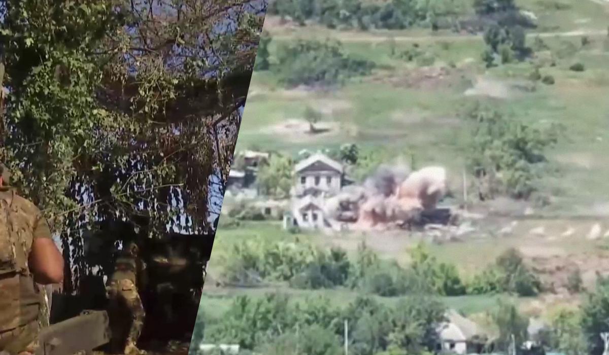 Украинские бойцы рассказали, как отрабатывают по оккупантам из редкого оружия / коллаж УНИАН, скриншот с виидео Украинские бойцы рассказали, как отрабатывают по оккупантам из редкого оружия / коллаж УНИАН, скриншот с виидео
