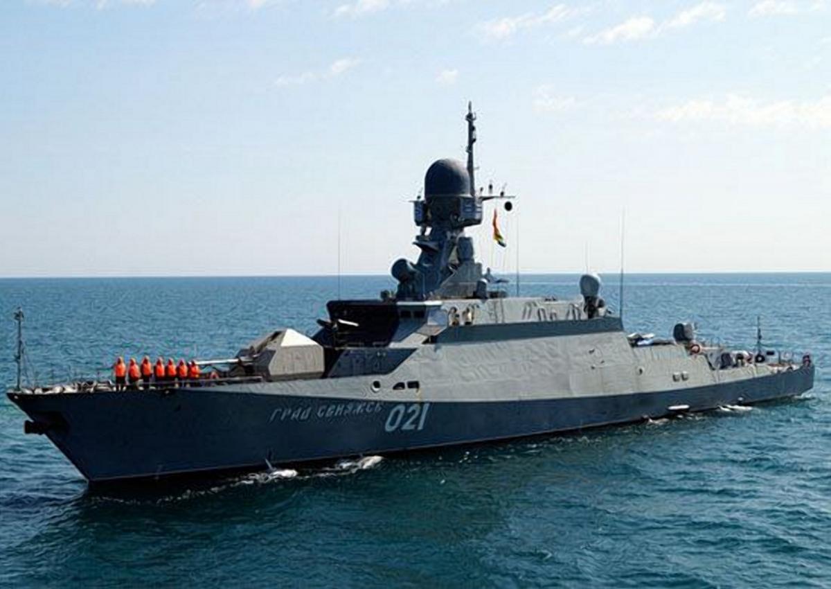 Россия вывела в Черное море ракетный корабль" Буян-М " / фото t.me/SJTF_Odes Россия вывела в Черное море ракетный корабль" Буян-М " / фото t.me/SJTF_Odes