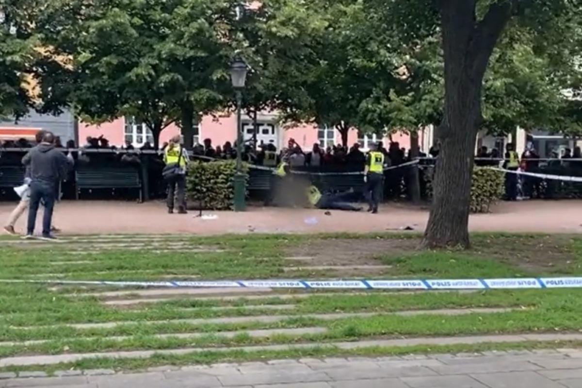 У Швеції знову "активісти" спалили публічно Коран / фото SVT У Швеції знову "активісти" спалили публічно Коран / фото SVT