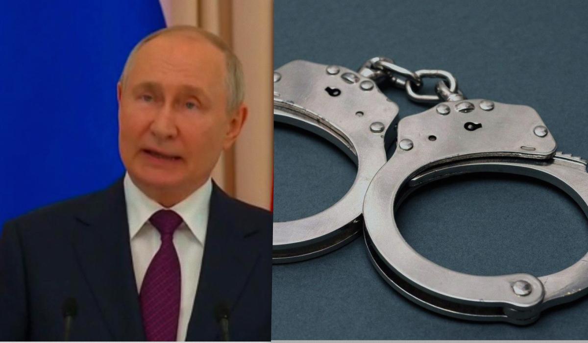 Делегация США обсудит с председателем МУС ордер на арест Путина / коллаж УНИАН, скриншот из видео, фото УНИАН