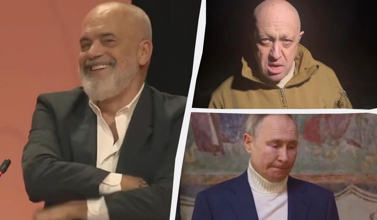 Прем'єр Албанії розповів анекдот про Путіна і Пригожина (відео) Прем'єр Албанії розповів анекдот про Путіна і Пригожина (відео)