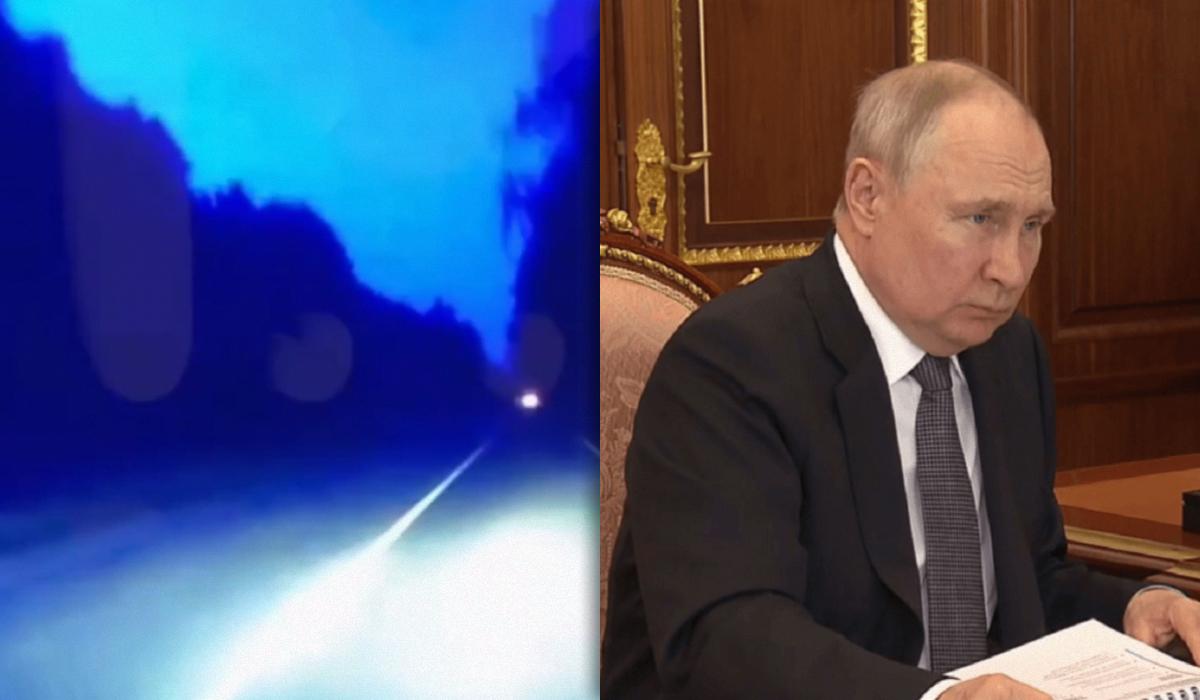 Ночью дрон едва не протаранил резиденцию Путина / коллаж УНИАН, фото скриншот Ночью дрон едва не протаранил резиденцию Путина / коллаж УНИАН, фото скриншот