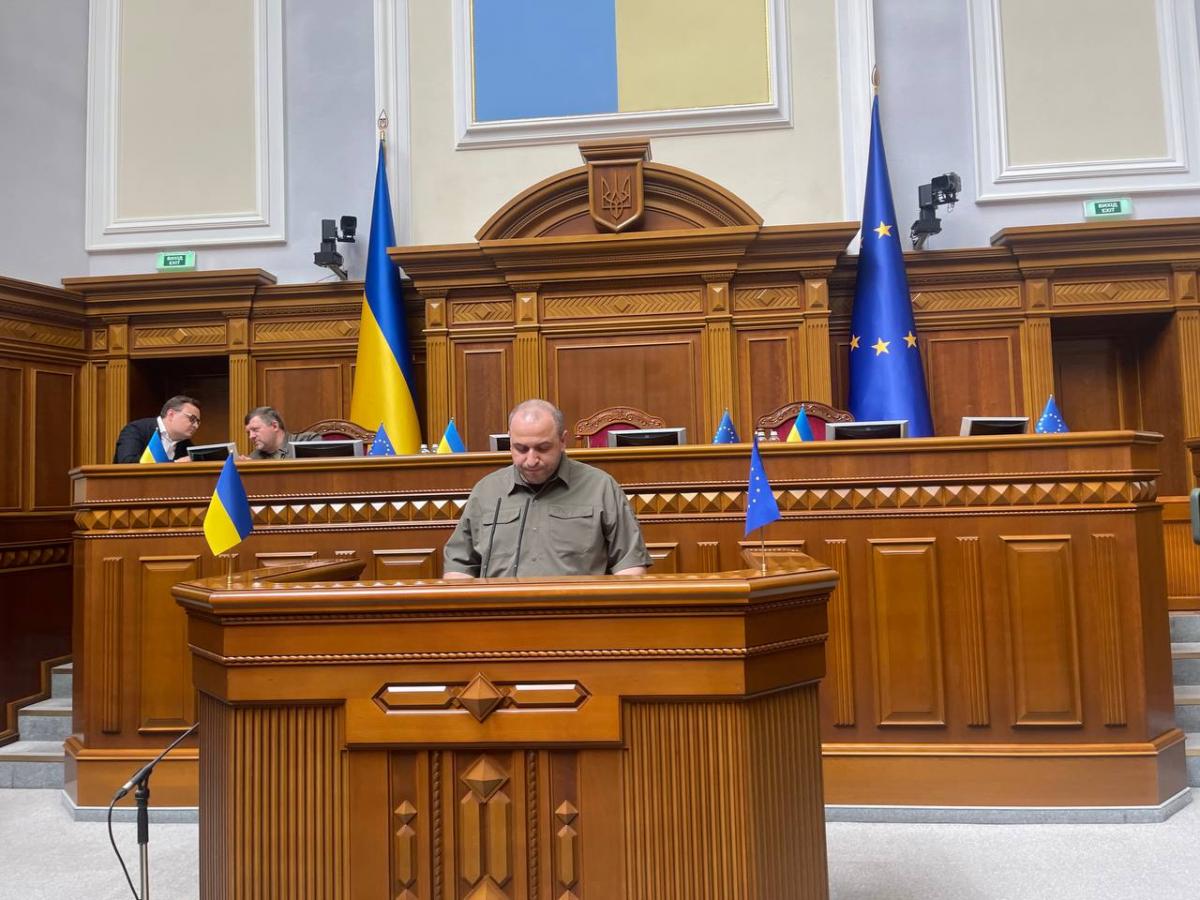 Умерова назначили министром обороны Украины / фото t.me/yzheleznyak Умерова назначили министром обороны Украины / фото t.me/yzheleznyak