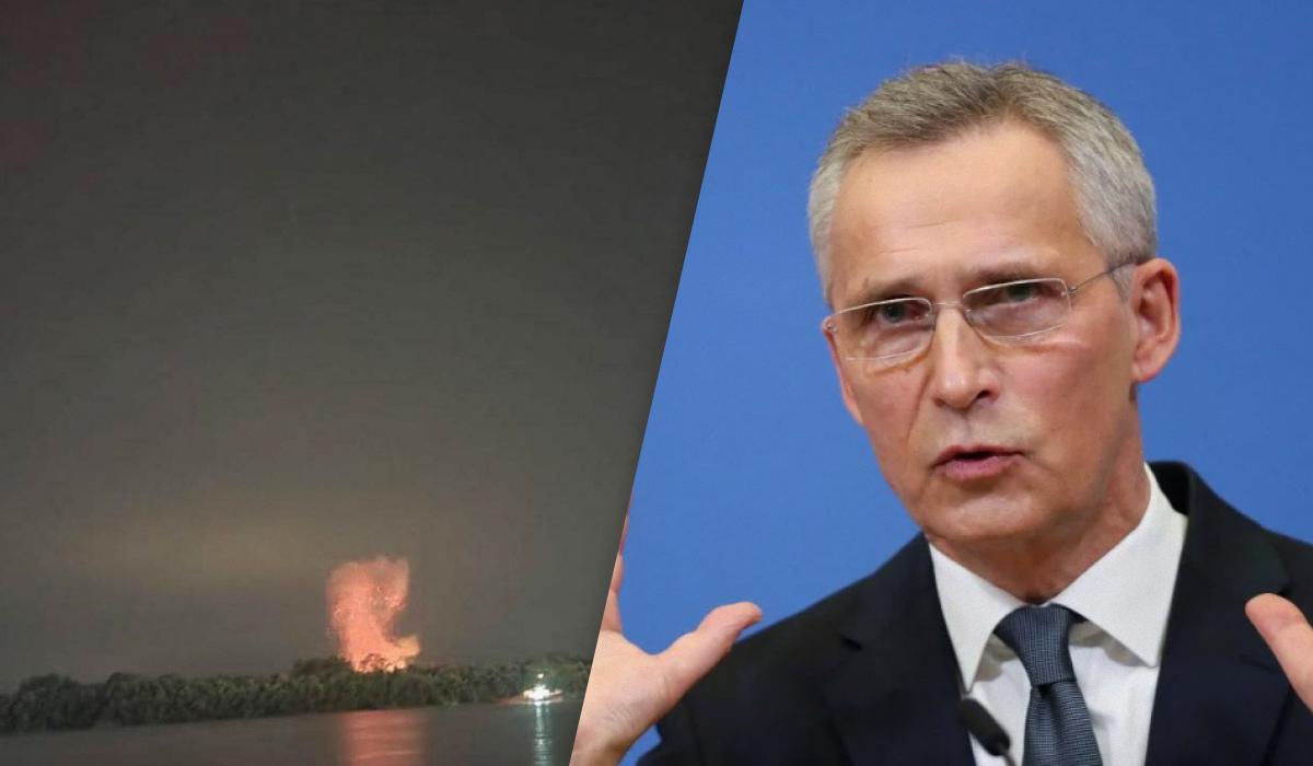 Столтенберг высказался о падении обломков дрона в Румынии / коллаж УНИАН, фото REUTERS,.facebook/oleg.nikolenko.50 Столтенберг высказался о падении обломков дрона в Румынии / коллаж УНИАН, фото REUTERS,.facebook/oleg.nikolenko.50