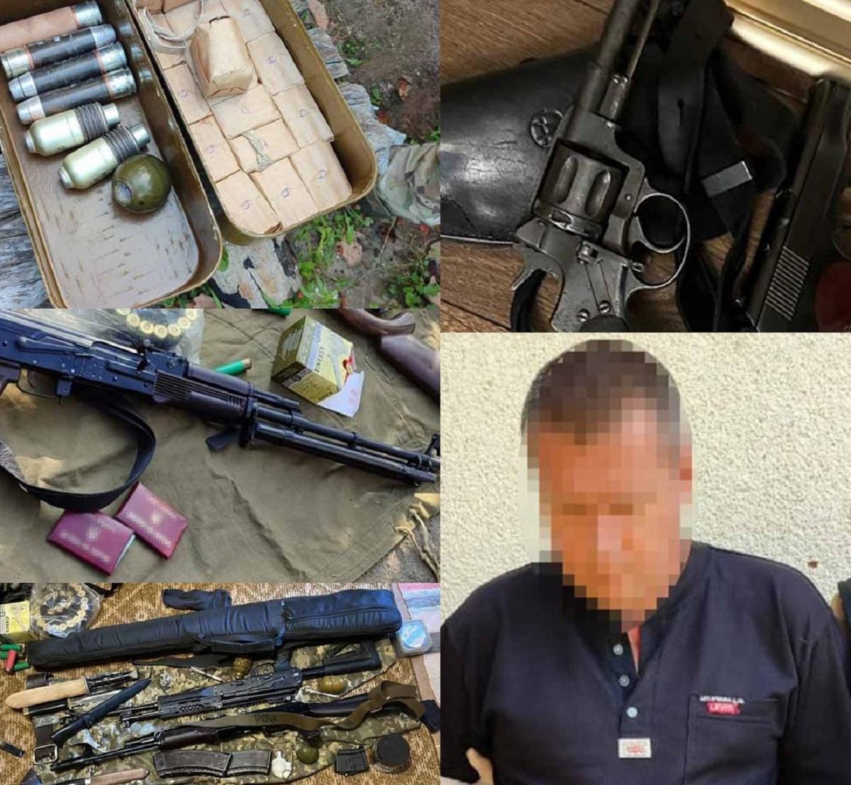 Житель Днепропетровщины наладил канал торговли оружием / фото МВД Житель Днепропетровщины наладил канал торговли оружием / фото МВД