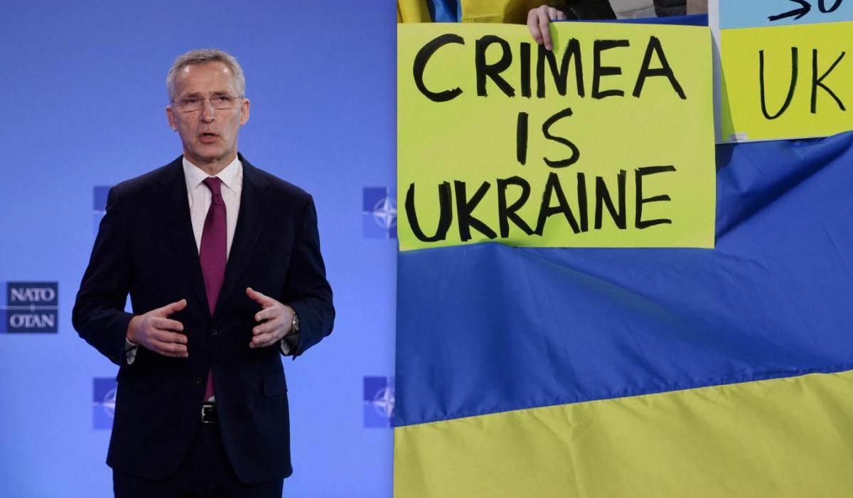 Столтенберг пошкодував, що не вдалося покарати Росію за окупацію Криму / Колаж УНІАН, фото REUTERS, фото ua.depositphotos.com Столтенберг пошкодував, що не вдалося покарати Росію за окупацію Криму / Колаж УНІАН, фото REUTERS, фото ua.depositphotos.com