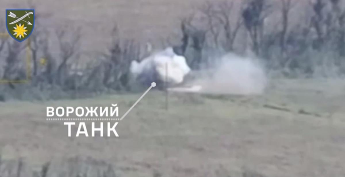 ЗСУ ефектно рознесли ворожий танк / скриншот ЗСУ ефектно рознесли ворожий танк / скриншот