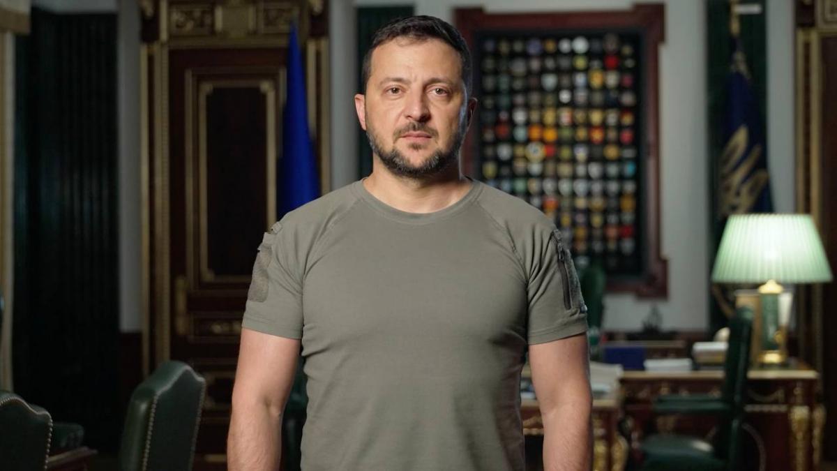 На телеканалах в окупованому Криму транслювали звернення Володимира Зеленського / фото president.gov.ua