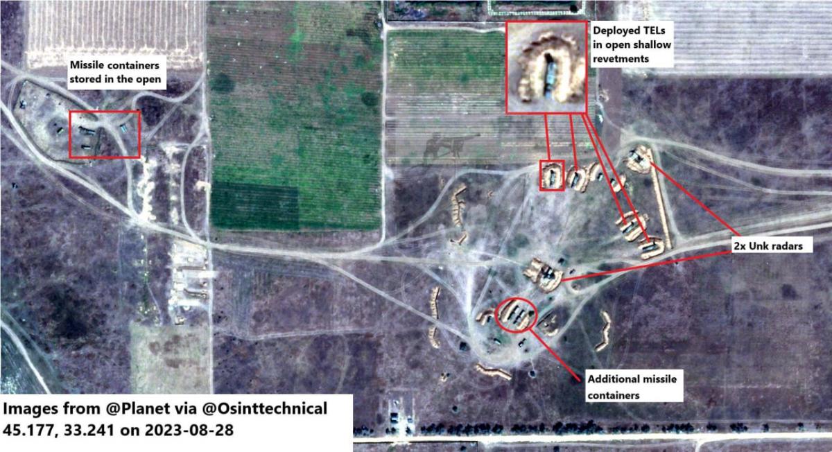 Российская ПВО "Триумф" после удара Украины утром 14 сентября / фото twitter.com/Osinttechnical Российская ПВО "Триумф" после удара Украины утром 14 сентября / фото twitter.com/Osinttechnical