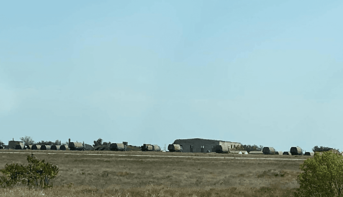 Військовий об'єкт в Євпаторії / фото "Атеш" Військовий об'єкт в Євпаторії / фото "Атеш"