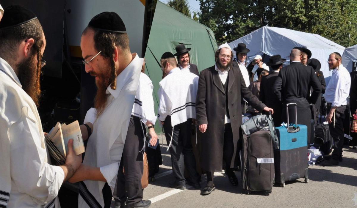 Несмотря на войну: хасиды устроили масштабное празднование Рош га-Шана в Умани / коллаж УНИАН, фото НПУ Несмотря на войну: хасиды устроили масштабное празднование Рош га-Шана в Умани / коллаж УНИАН, фото НПУ