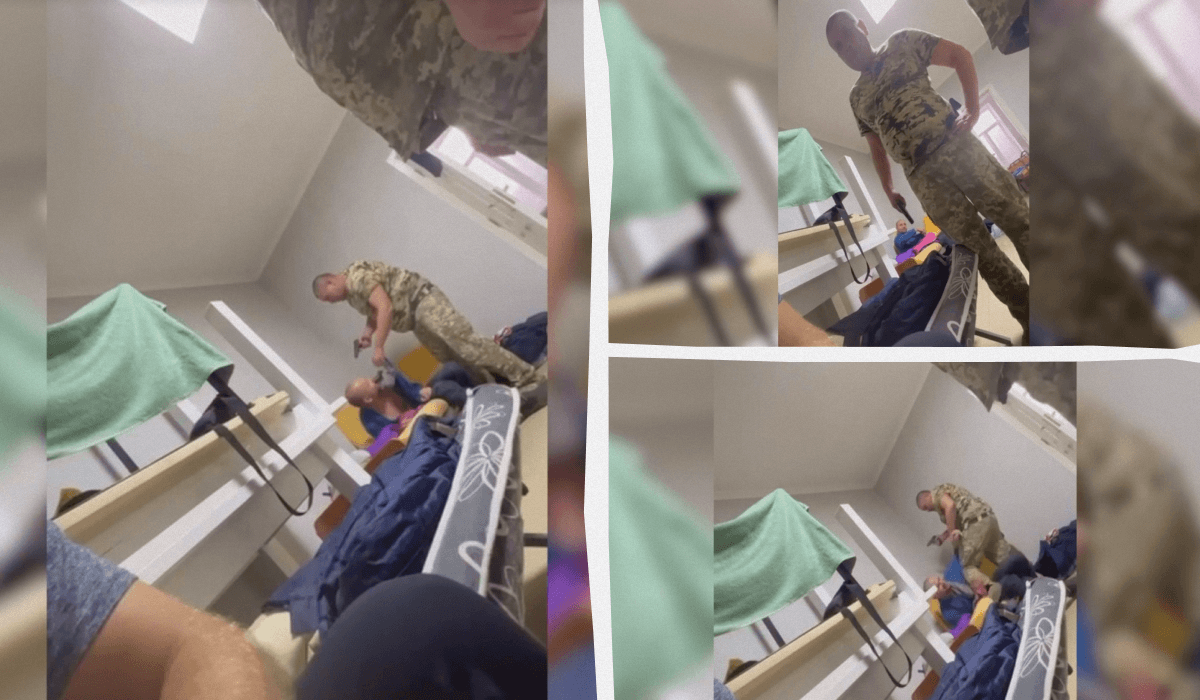 У ТЦК силою утримували чоловіка / колаж УНІАН, скріншот