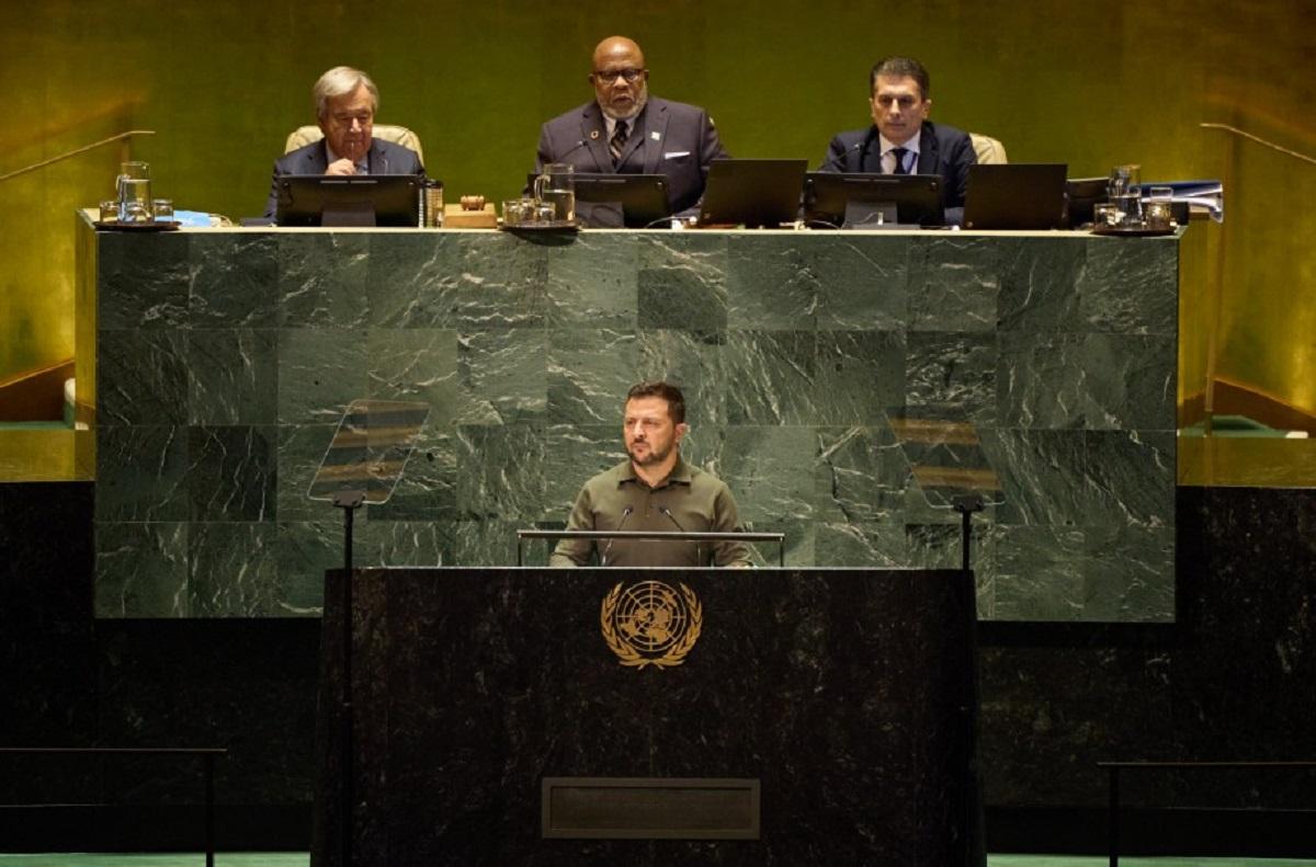 Зеленський виступив на Генсасамблеї ООН / фото president.gov.ua