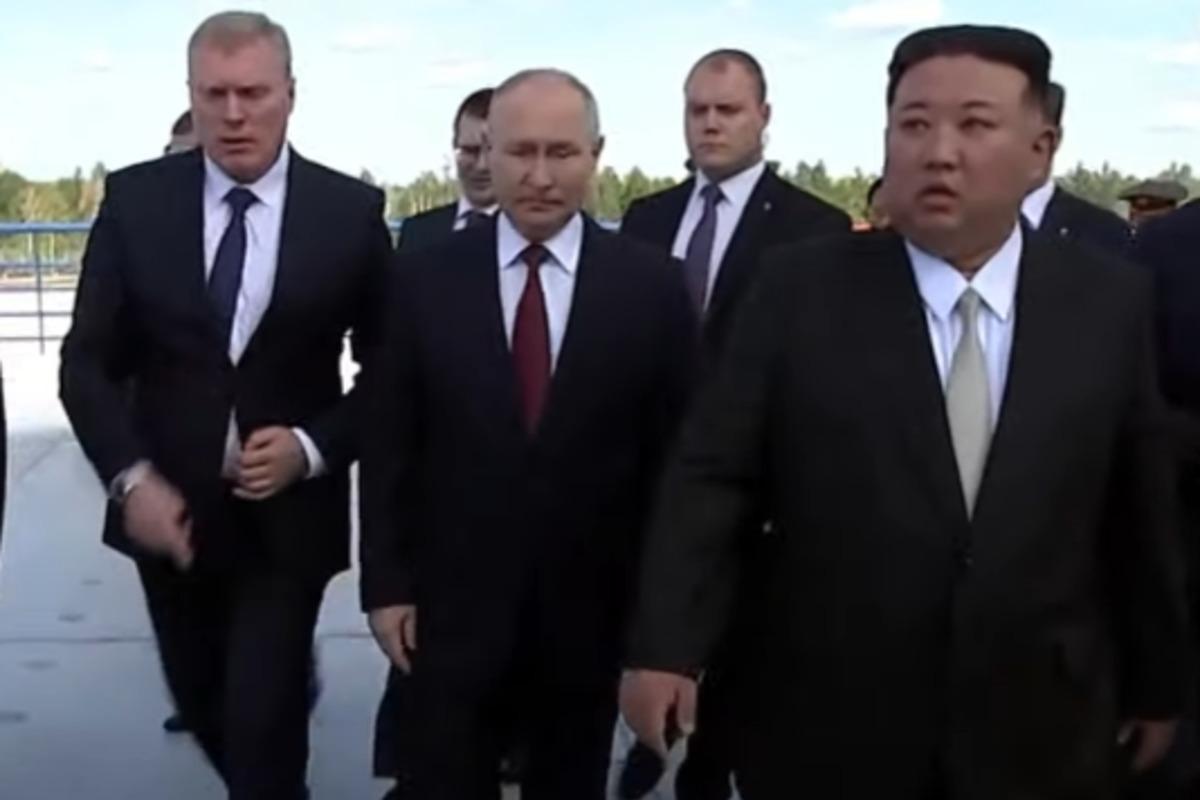 Ким Чен Ын приказал своему политбюро углубить отношений с Путиным / фото скриншот Ким Чен Ын приказал своему политбюро углубить отношений с Путиным / фото скриншот