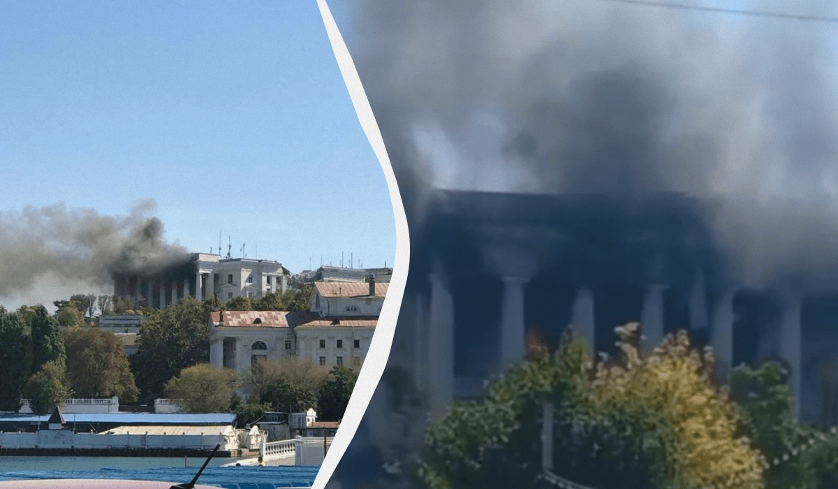 Мережа вибухнула реакціями та удари по Криму / колаж УНІАН, фото "Лентач", скриншот Мережа вибухнула реакціями та удари по Криму / колаж УНІАН, фото "Лентач", скриншот