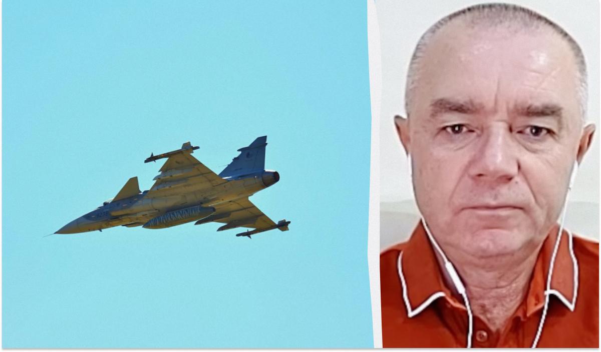 Світан розповів про переваги літаків Gripen / колаж УНІАН, фото ua.depositphotos.com, скріншот Світан розповів про переваги літаків Gripen / колаж УНІАН, фото ua.depositphotos.com, скріншот