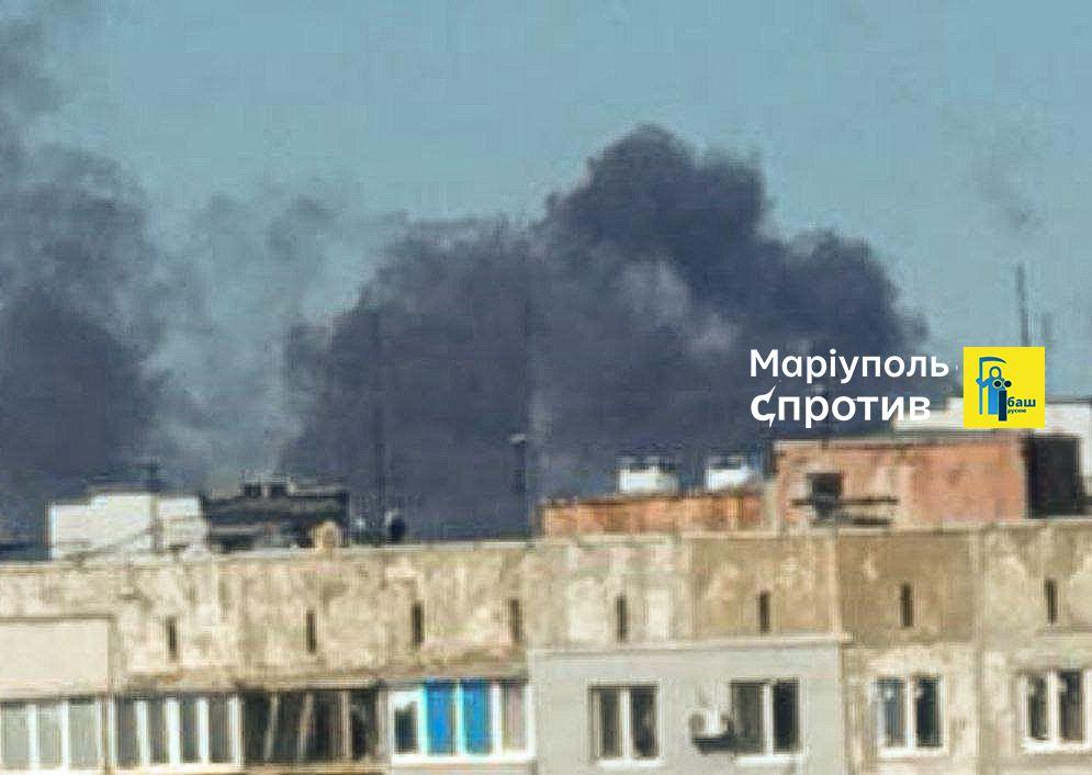 В Мариуполе произошла "бавовна" / фото Телеграм-канал Петро Андрющенко В Мариуполе произошла "бавовна" / фото Телеграм-канал Петро Андрющенко