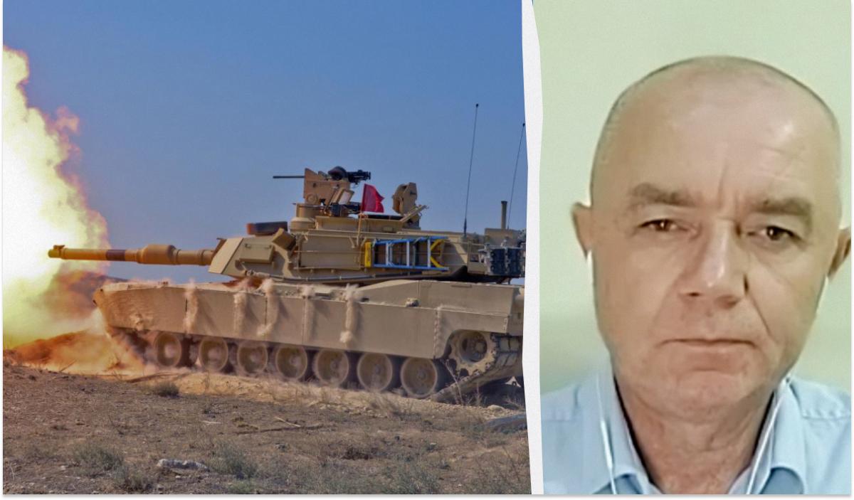 Свитан объяснил роль танков Abrams на передовой / коллаж УНИАН, фото US Army, скриншот Свитан объяснил роль танков Abrams на передовой / коллаж УНИАН, фото US Army, скриншот