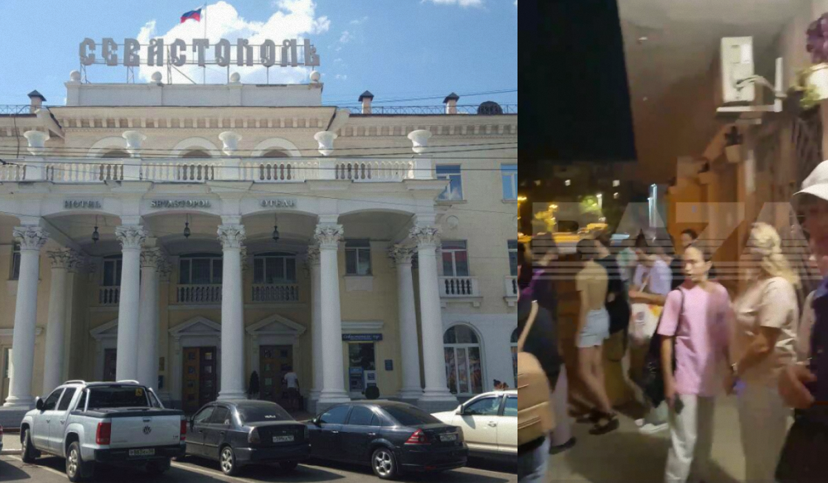 Мужчина, представившийся сотрудником пожарной безопасности, выгнал всех посетителей на улицу / коллаж УНИАН, фото REUTERS, скриншот Мужчина, представившийся сотрудником пожарной безопасности, выгнал всех посетителей на улицу / коллаж УНИАН, фото REUTERS, скриншот