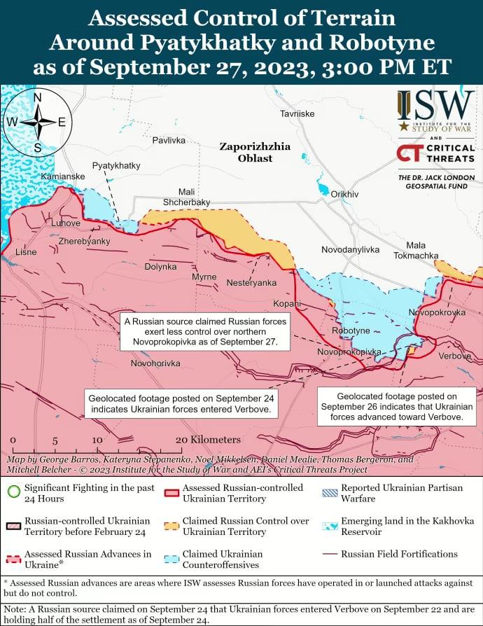 Мапа фронту / ISW Мапа фронту / ISW