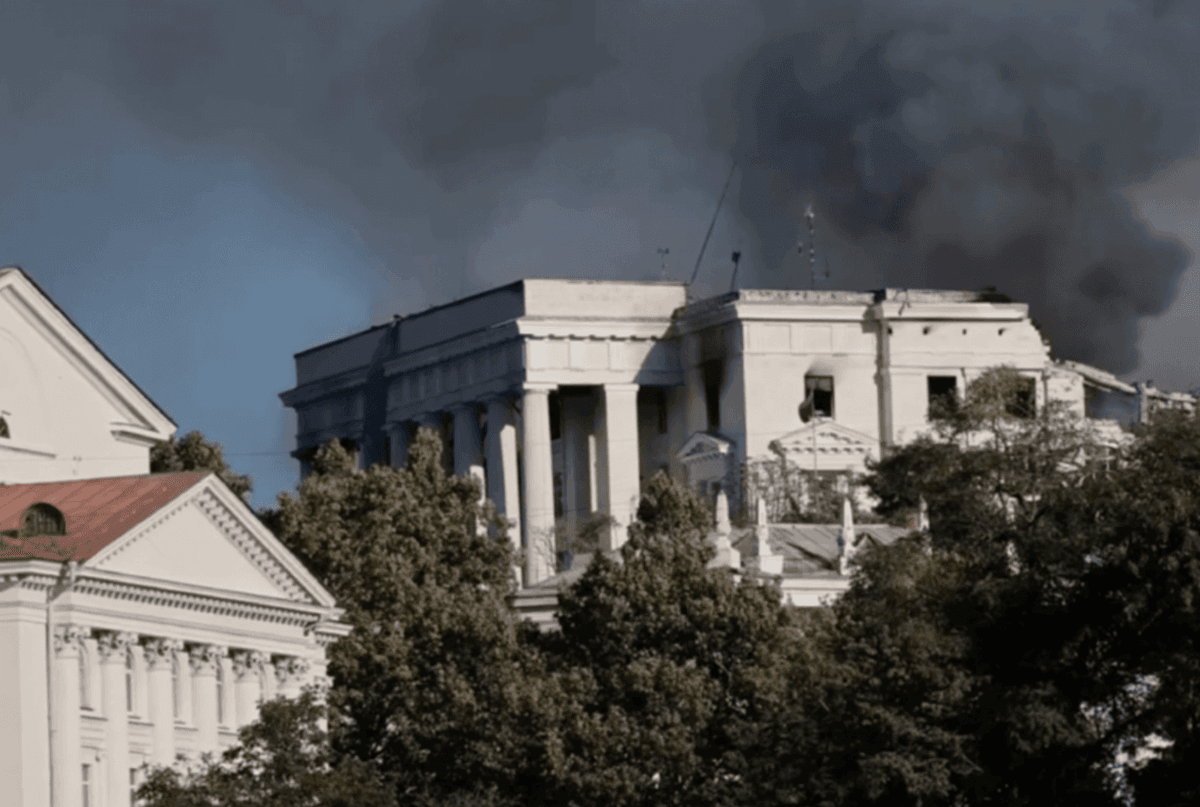 У окупантів виникли проблеми з флотом / скріншот з відео