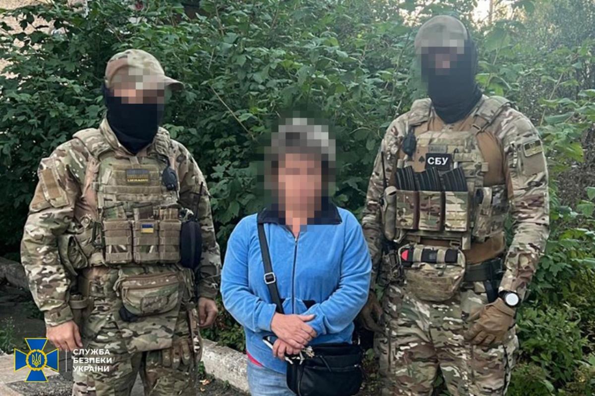 СБУ задержала российскую агентку / фото СБУ СБУ задержала российскую агентку / фото СБУ
