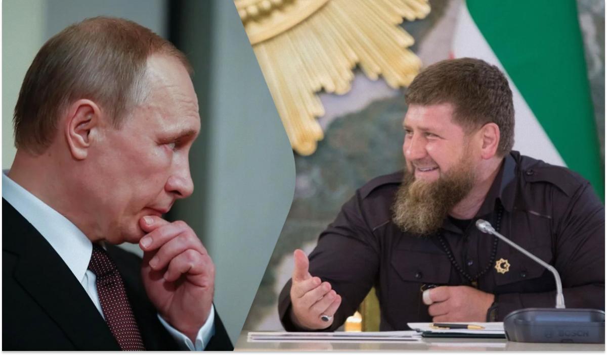 Отношения между Путиным и Кадыровым продолжают ухудшаться / коллаж УНИАН, фото ua.depositphotos.com, t.me/RKadyrov_95 Отношения между Путиным и Кадыровым продолжают ухудшаться / коллаж УНИАН, фото ua.depositphotos.com, t.me/RKadyrov_95