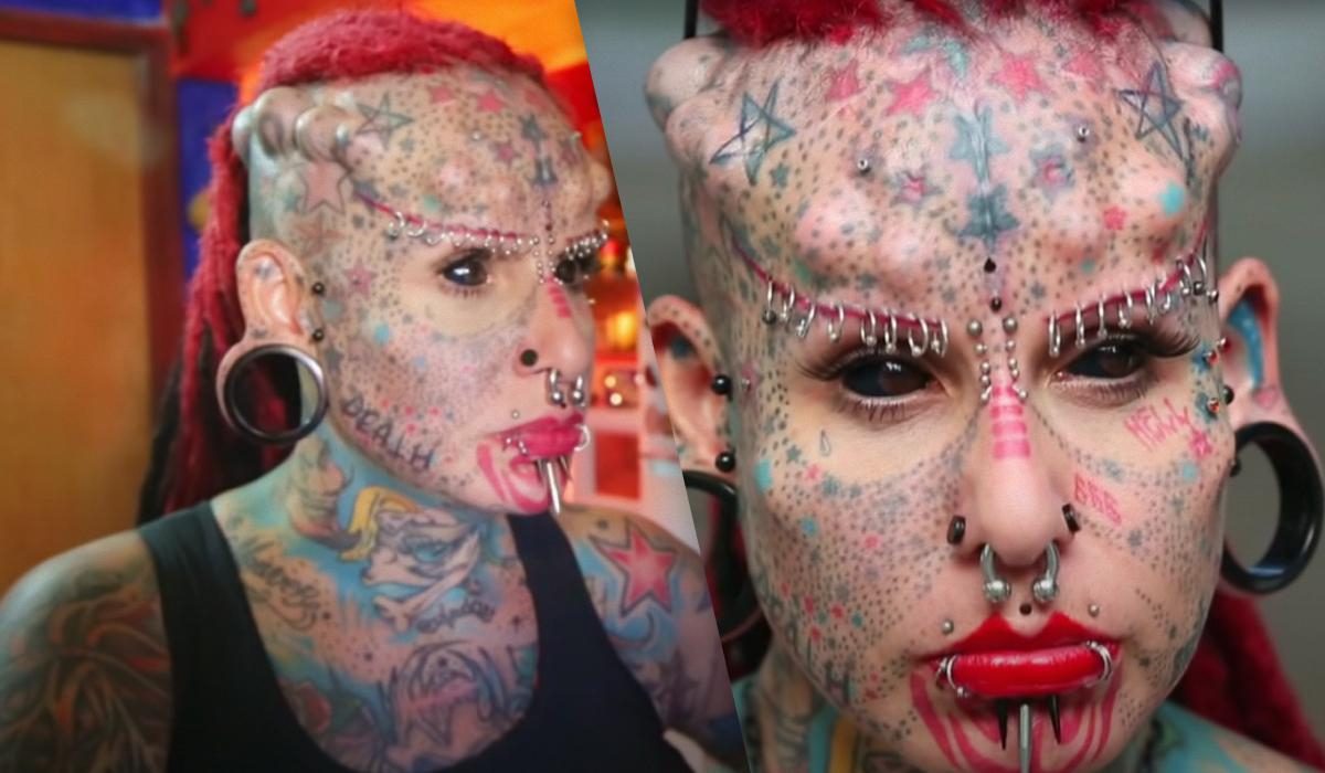 Когда-то была адвокатом: женщина забила себя татуировками, чтобы стать вампиром