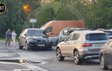 В Москве сожгли авто главного конструктора навигационной системы ГЛОНАСС (фото, видео)