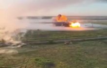 Сирський показав неймовірні кадри потужного удару ЗСУ по позиціях росіян (відео)