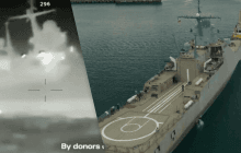 У ГУР розповіли про пошкодження, завдані російському кораблю в Чорному морі