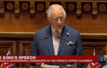 Король Британії Чарльз вперше виступив перед Сенатом Франції: що сказав про Україну