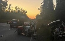 Ввечері в Києві сталася масштабна ДТП за участю чотирьох автомобілів (фото)