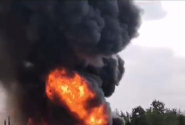 У рідному місті Путіна нова вогняна НП: що сталося (фото, відео)