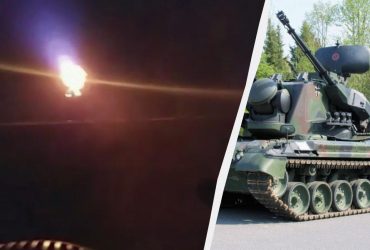 Есть!: появилось эффектное видео уничтожения Шахеда из САУ Gepard