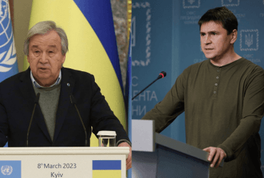 Украина должна капитулировать: Подоляк возмущен позицией генсека ООН об окончании войны