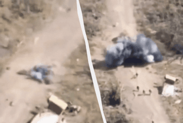 ВСУ приветствовали пехотинцев РФ на украинской земле: видео точного удара артиллерии