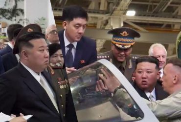 Кім Чен Ин проінспектував підсанкційний завод винищувачів в РФ (відео)