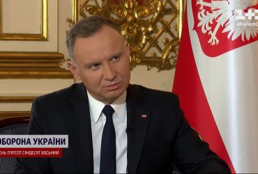 Дуда не хоче бачити українське зерно в Польщі, але транзит дозволить