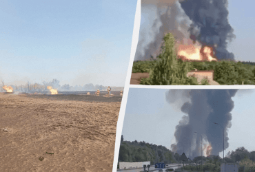 На Полтавщине произошел взрыв на магистральном газопроводе (видео)