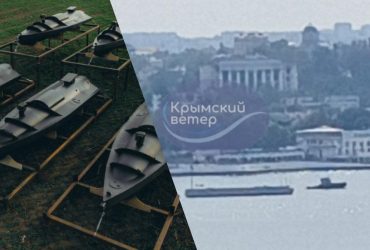 РФ занепокоїлася через флот морських дронів України: помічена дивна барикада (фото)