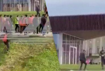 У РФ мігранти ледь не рознесли Кремль через лопату (відео)