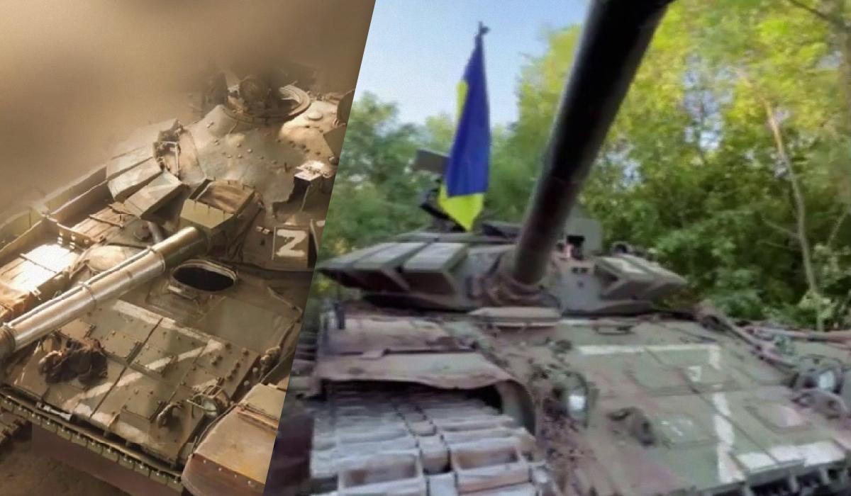 “Жирна здобич”: бригада “Кара-Даг” затрофеїла командирський танк ворога на Запоріжжі / колаж УНІАН, скриншот з відео “Жирна здобич”: бригада “Кара-Даг” затрофеїла командирський танк ворога на Запоріжжі / колаж УНІАН, скриншот з відео