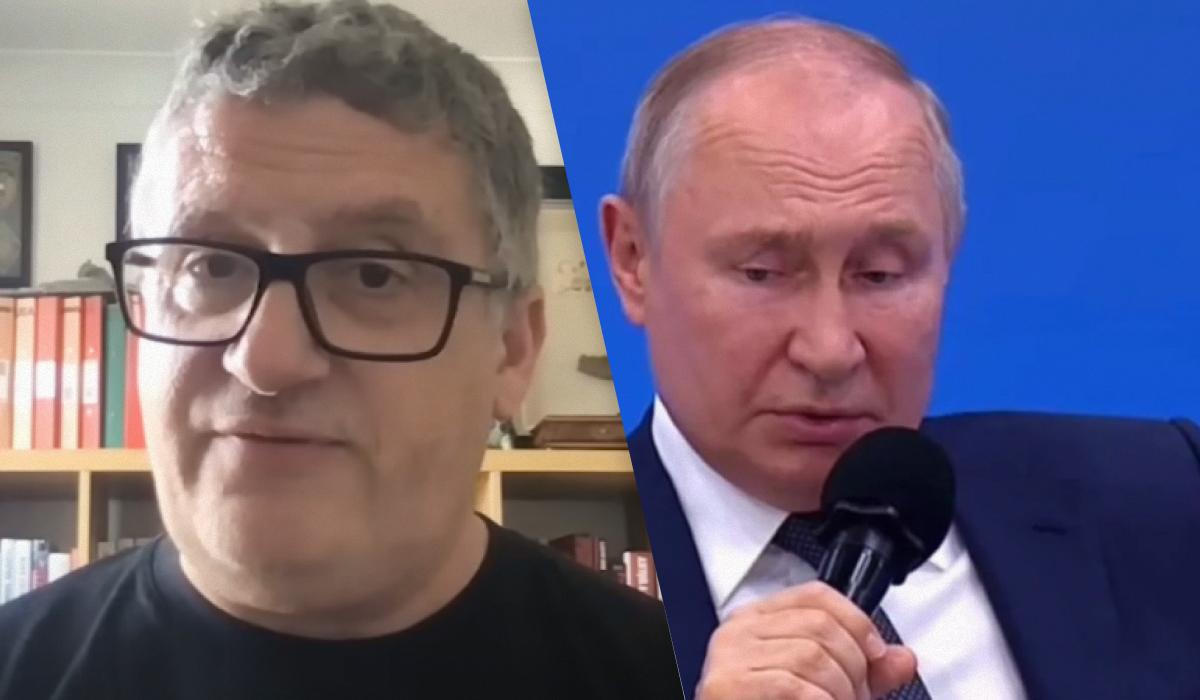 Путин имеет причины для "вечной" войны с Украиной, считает британской политолог Марк Галеотти / коллаж УНИАН, фото скриншот Путин имеет причины для "вечной" войны с Украиной, считает британской политолог Марк Галеотти / коллаж УНИАН, фото скриншот